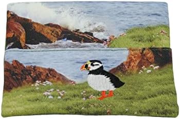 Justina Claire Pocket Tissue Holder in a Puffin Design