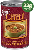 Amy's Kitchen Organic 3 Bean Vegetable Chili 6 Pack