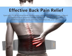 Back Brace - Breathable Waist Belt Lumbar Support for Lower Back Pain Relief, Recovery, Sciatica, Scoliosis, Herniated Disc, Lifting, With Dual Adjustable Straps for Men/Women, M