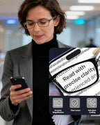 Suertree Women's Fashion Reading Glasses, 5 Pairs Blue Light Blocking Readers with Durable Spring Hinges 0.5x to 4.0x