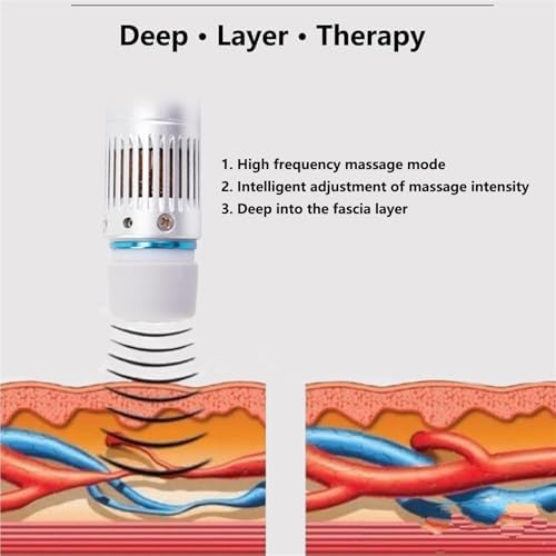 Extracorporeal Shock Wave Machine Extracorporeal Shock Wave Machine, Professional ESWT E-D Electromagnetic Extracorporeal Shock Wave Therapy Machine Pain Relief Massager with 11 Massage Head