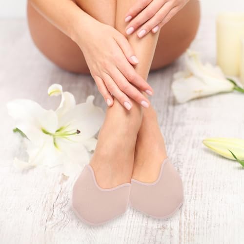 Ballet Dance Shoe Socks Pad Pointe Shoe Toe Pouches Pad Fabric Toe Cap Cover Wrapped Protector Cushion Forefoot 1 Pair
