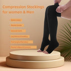 20-30 mmHg Thigh High Compression Socks for Women & Men, Compression Stockings Graduated Support for Treatment Varicose Veins Swelling