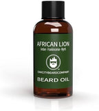 OakCityBeardCo. - African Lion - 2 Ounce - Beard Oil - Beard Conditioner - Amber - Frankincense - Sandalwood