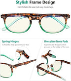 Eyekepper Blue Light Blocking Reading Glasses for Men Women Vintage Readers