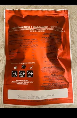 DXN Lingzhi BLACK Coffee 3 in 1 Instant Coffee