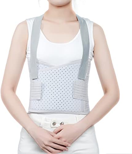 Solmyr Rib Injury Belt Chest Binder, Chest Brace Chest Compression Support Rib Bandage Wrap for Sternum Injuries, Sore or Bruised Ribs Support, Dislocated Ribs Protection, Pulled Muscle Pain