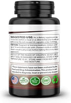 Chaga Mushroom Capsules 30% Polysaccharides - Organic Mushroom Supplement with Chaga Extract for Energy, Digestion, & Immune Support - Non-GMO, 60 Veggie Caps