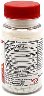 Necta Sweet Saccharin Sugar Substitute 1/4 Grain 1000 Tablets