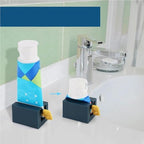 Rolling Toothpaste Squeezer Set of 4 Standing Toothpaste Holder Bathroom Organizer Pipe Squeezer Tool for Toothpaste, Lotion, Ointment