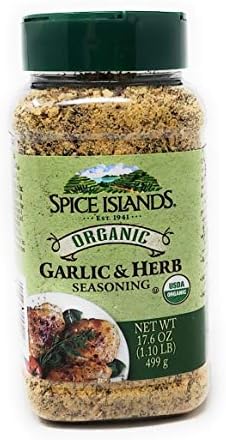Spice Islands Organic Garlic & Herb Seasoning 17.6oz