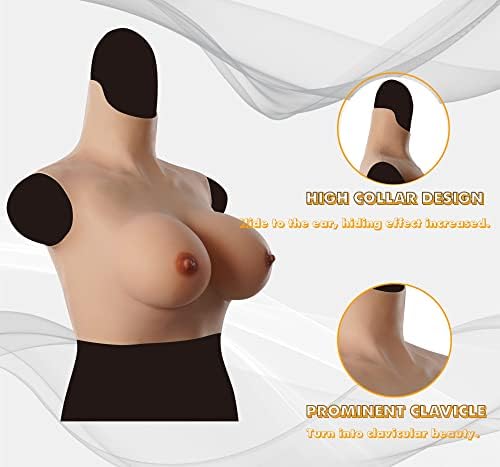 Silicone Breast Forms Fake Boob Fake Chest Crossdressers Breastplate for Crossdressing Drag Queen Shemale Transgender Sissy