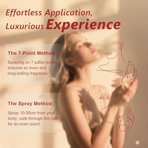 Pheromone Cologne for Men & Women,Scarlet Rouge Eau de Parfum Spray – Luxury Saffron & Amber Perfume for Women & Men, Long Lasting Unisex Cologne with Pheromone Allure, 1.7 fl oz