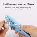 2 Pcs Multifunctional Ampoule Opener Ampule Breakers Medicine Vial Ampoule Glass Bottle Opener with Grinding Wheel for Cut The Ampoule or Medical Glass