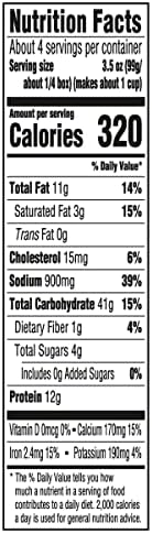 Kraft Deluxe Mac and Cheese, 3 Boxes, for Easy Dinner or Dinner Sides, Original Cheddar Flavor, No Artificial Flavors or Dyes, 14 oz