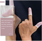CHILDWEET Gaming Finger Sleeves Sweat-Resistant Thumb Protector Lightweight Fingertip Covers for Mobile Phone Game Control Anti-Slip Finger Sleeves