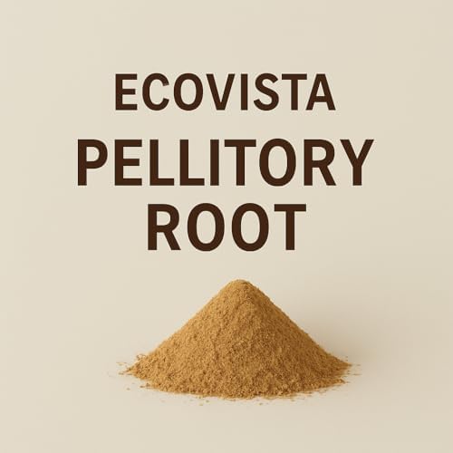 Pellitory Root Powder (Akarkara) 4oz | Anacyclus Pyrethrum | Ayurvedic Herbal Supplement | 100% Pure, Non-GMO, Gluten-Free, Vegan | Finely Sifted & Steam Treated