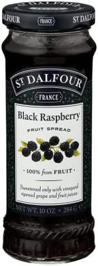 St. Dalfour All Natural Fruit Spread Black Raspberry -- 10 oz - 2 pc
