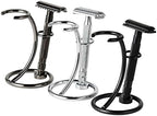 1 Piece Metal Shaving Brush and Razor Holder Shave Brush Stand Beard Brush Holder Razor Stand Razor Brush Holder for Razor Storage Men's Shaving Tool, Silver