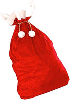 ABOOFAN Large Velvet Santa Sack Christmas Candy Bag Reusable Present Bag for Party Families Friends