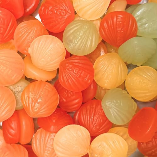 Malaco Sour Seashells | Syrliga Snäckor Fruity Swedish Candy | Sweet & Tangy Vegan Scandinavian Gummies 8oz - 1/2 lbs - 227g