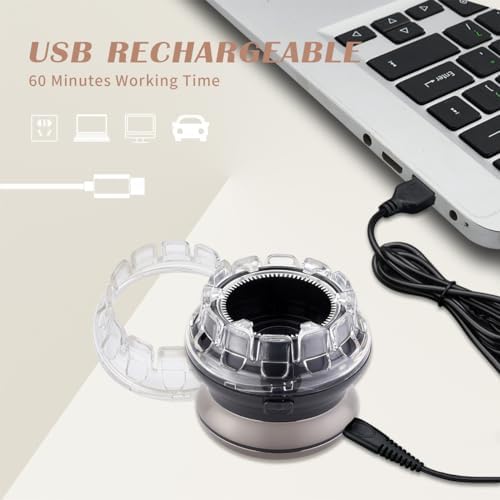 Dioche Hair Trimmer for Men, Hair Clipper, Brush Cut Hair Clipper Self Service Intelligent Hairdresser Electric Charging Long Endurance, Beard Trimmer