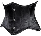 Daisy corsets Women's Daisy Corsets Womens Satin Mini Cincher Underbust Corset Waist Cincher Busk Closure