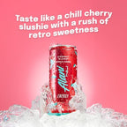 Alani Nu CHERRY SLUSH Ice Sugar Free, Low Calorie Energy Drinks | 200mg Caffeine | Antioxidants | Biotin, B Vitamins | Zero Sugar | 15 Calories or Less | 12 Oz Cans | 12 Count