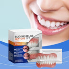 Advanced Customized Full Denture Set, Silicone Reline Denture Set, Denture Silicone Reline Kit for Dentures, Soft and Comfortable, Denture Silicone Reline Kit for Men & Women (2pcs)