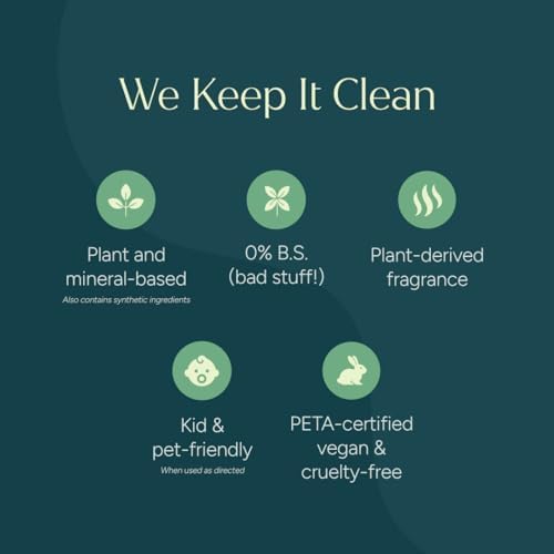 Puracy Natural Dish Soap Refill - Skin-Softening Plant-Based Liquid Dishwashing Detergent Soap, Clean-Rinsing Water-Sheeting Formula (Organic Lemongrass, 48 fl oz)