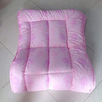 KKCD Non-Slip Lash Bed Topper with Square Head Massage Table Mattress Topper with/Without Breath Hole SPA Bed Cover Protector for Beauty Salon Solid Color Massage Accessories,Pink1,80x190cm