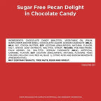 Premium Sugar Free Candy Pecan Delight – 1 lb (16 oz, 32 Pcs) Bulk – Individually Wrapped Zero Sugar Dark Chocolate Car – Diabetic Sugar Free