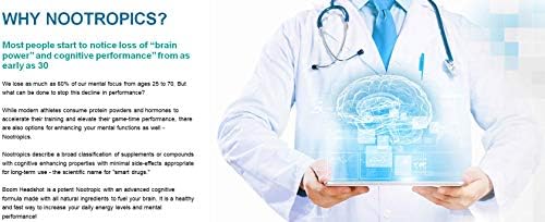 Memory Hack - Acceleral Cognitive Brain Formula - Support Mental Endurance and Focus - with Taurine & Other Powerful Natural Ingredients - Nootropic Brain Booster
