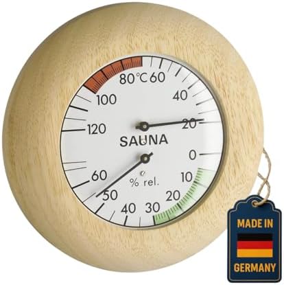 TFA Blooming Weather 40.102800000000002 Sauna Thermometer and Hygrometer - Wood