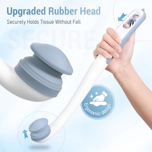 Toilet Aid - Newly Upgraded Firmly Clamp the Toilet Paper/Wipes, Personal Bottom Wiping Tool, Bathroom Mobility Aid for Disabled/Elderly/Surgery Recovery, 16.5" (1 pcs)
