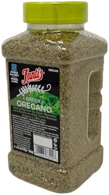 Fantis Dried Oregano Seasoning, 100% Pure Greek Oregano Leaves From Greece Hand Picked and Naturally Sun Dried, 6 Ounce