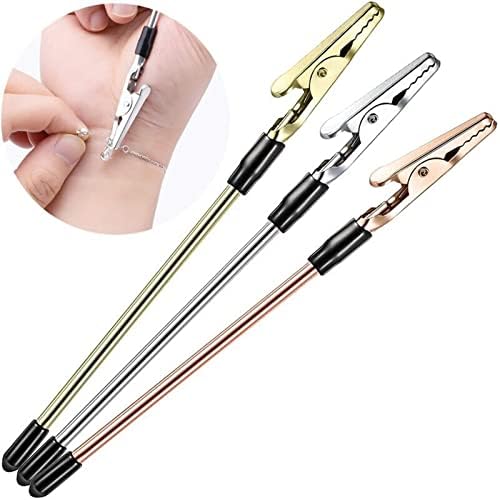 1PC Bracelet Helper Buddy Jewelry Helper Fastening Aid Quickly Unfasten Bracelets/Watches Gift Fit for Women Dropshipping (Color : Gold)