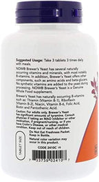 Now Foods Brewer's Yeast 650 mg 200 Tabs