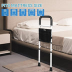 Panta Bed Rails for Elderly Adults Safety, Adjustable Bed Assist Rails for Seniors,Black