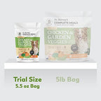 Dr. Harvey's Chicken & Garden Veggies Dog Food, Whole-Grain Dehydrated Dog Food with Freeze-Dried Chicken (5.5 Ounces, Trial Size)