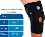 Pro-Tec Athletics Hinged Knee Brace, Wraparound Compression with Dual Axis Hinges for Medial and Lateral Stability, Adjustable Straps, Popliteal Opening for Comfort, Moderate Range of Motion, Medium