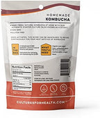 Cultures for Health Certified Organic Kombucha Starter SCOBY | Heirloom Culture for Unlimited Batches | Shelf-Stable Dehydrated Scoby for Fresh Activation | Brew Your Own Probiotic Tea | pH Test Strips Included