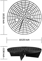 Amiss 2 Pack Car Wash Bucket, Automotive Wash Tool and Detail Kits, Scratch Prevention Bucket Tool, Car Interior Exterior Accessories, Fits 10.2 Inch - Black