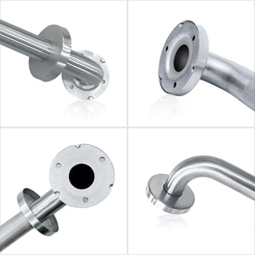 2 Pack Grab Bars for Bathroom, 16 Inch Brushed Nickel 304 Stainless Steel Shower Grab Bar, Safety Assist Handicap Grab Bar, 500lbs Support Grab Bar for Bathtubs and Showers for Gifts