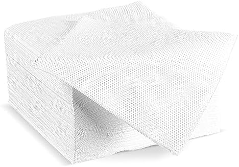 Pantry Value [1000 Count - 6x6 Inch folded] 1-ply White Lunch Napkins - Disposable Absorbent Paper Napkins for Everyday use, Events, Parties (12x12 Inch unfolded)