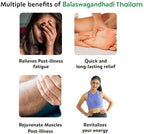 Kerala Ayurveda Balaswagandhadi Thailam - Ayurvedic Massage Oil for Body with Ashwagandha - Balances Vata and Pitta, Calms Mind, Nourishes Body & Tones Muscles, 6.76 Fl Oz