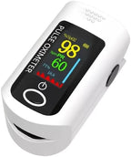 X1805P Fingertip Pulse Oximeter Blood Oxygen (O2) Saturation Monitor Pulse Ox w/Plethysmograph and Perfusion Index (PI) For Sports or Aviation Use