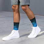 MOLIAN Athletic Crew Cushion Socks Unisex Breathable Mid-Calf Socks for Running Workout