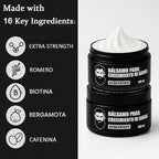 Estimulante Para Barba – Bálsamo de Crecimiento Ultra Potente, Beard Stimulating Balm, Moisturizes & Strengthens Beard, 100 ml / 3.5 oz