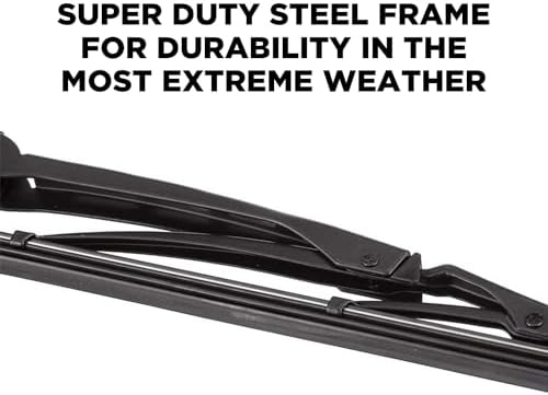 ClixWipers Heavy Duty 2-Pack 36" + 36" Replacement Windshield Wiper Blade for Truck, Bus, RV, and Equipment - Fits .5 to 2/3 Inch Saddle Arms (Set of 2)